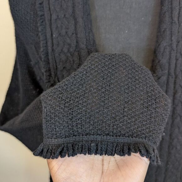 Anthropologie Sleeping On Snow Lafayette Cardigan Sweater Floral Open Large - Picture 5 of 9